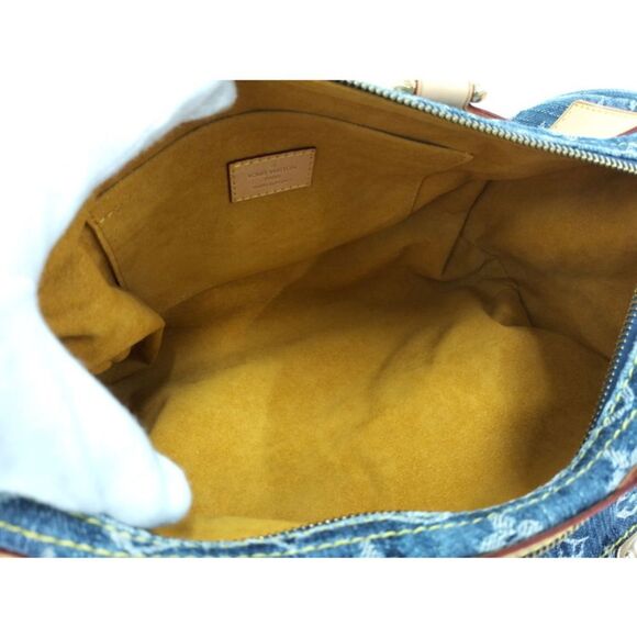 Louis Vuitton Neo Speedy Handbag Mini Monogram Denim Blue - Picture 8 of 8